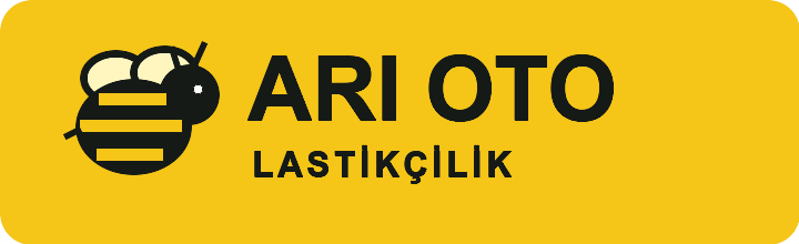 Arı Oto Lastikçilik — sarı arı simgeli logo